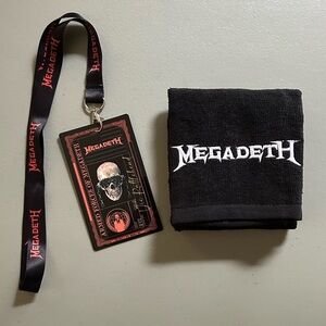NEW!! Megadeth “Destroy All Enemies”Tour Limited Edition VIP Laminate Bundle